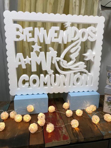 Bienvenidos  comunion pequeño