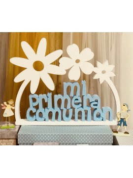 Primera comunión arco flores