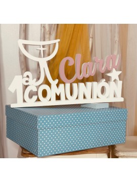 Primera comunión nombre rosa