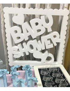 pieza de corcho para la celebración del nacimiento de tu hijo o hija.