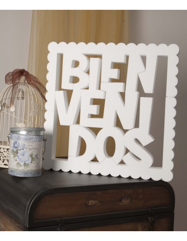Pieza de corcho blanco para el dia de tu evento