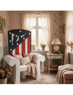 Trono de corcho de alta densidad y respaldo de futbol