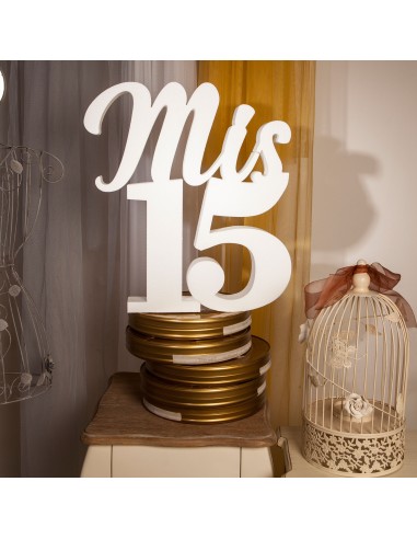 Pieza de corcho para celebracion de mis quince años