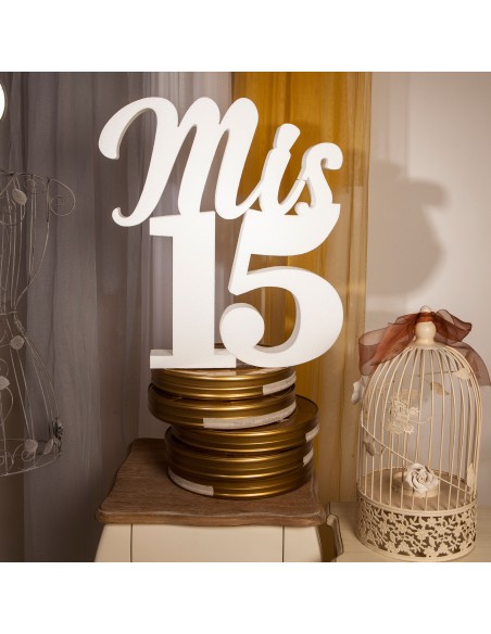 Pieza de corcho para celebracion de mis quince años