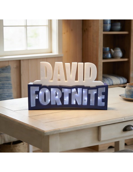 Caja de luz nombre, en corcho de alta densidad