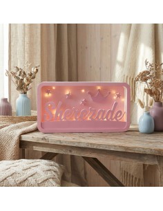 Caja de luz pintada en corcho de alta densidad 2