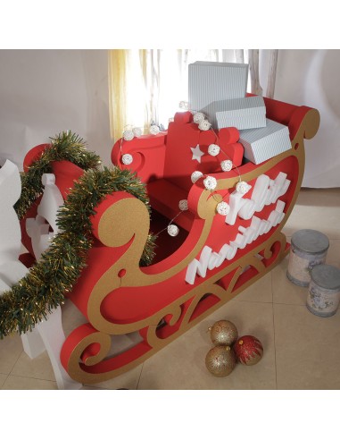 Trineo Navidad en corcho de alta densidad