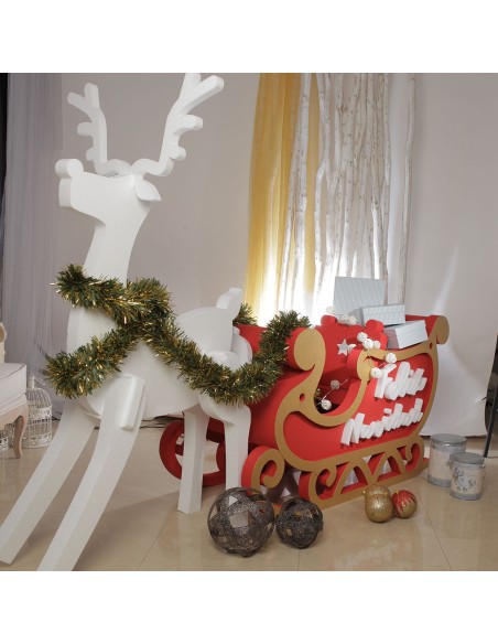 Trineo Navidad en corcho de alta densidad