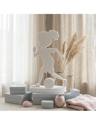 Figura de corcho blanco para eventos