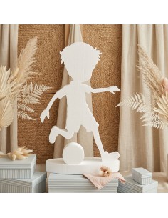 Figura de corcho blanco para eventos